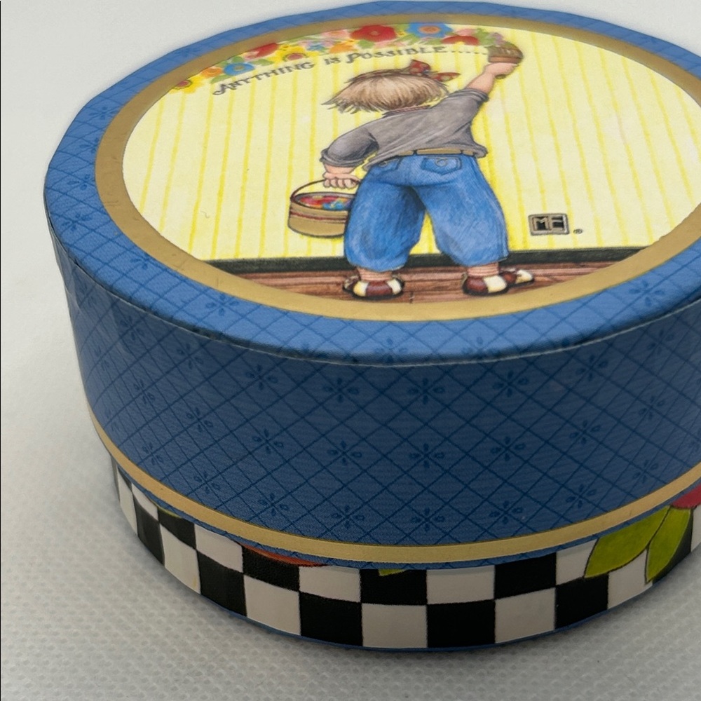 Mary Engelbreit Decorative Round Cardboard Boxes - Picture 3 of 13